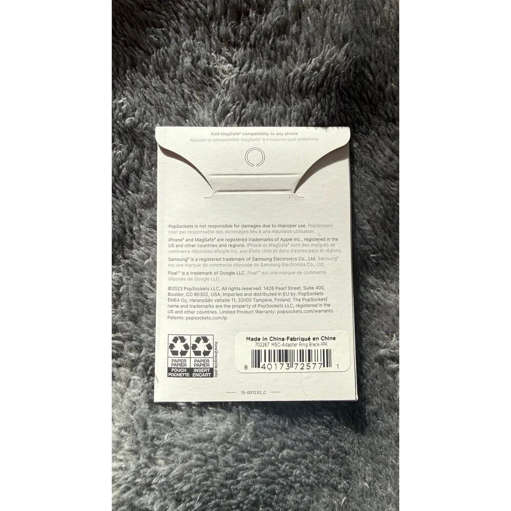 Popsocket adapter for magnetic capability NIB